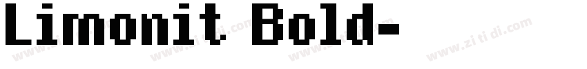 Limonit Bold字体转换